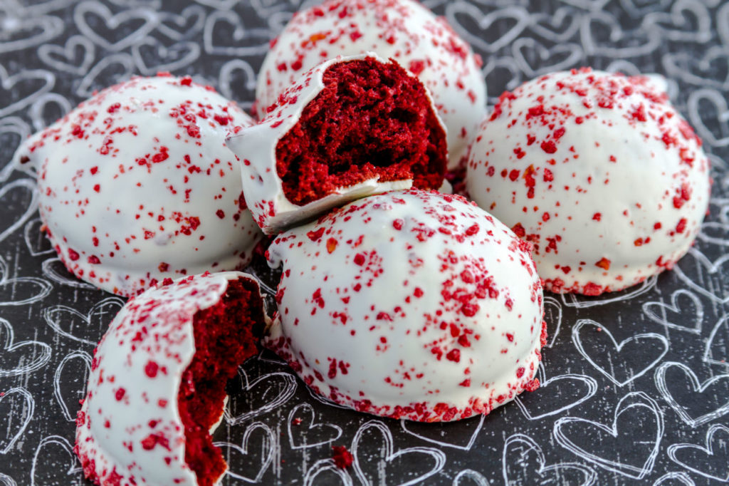 red velvet cake balls