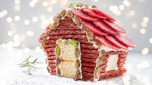 a savoury gingerbread house