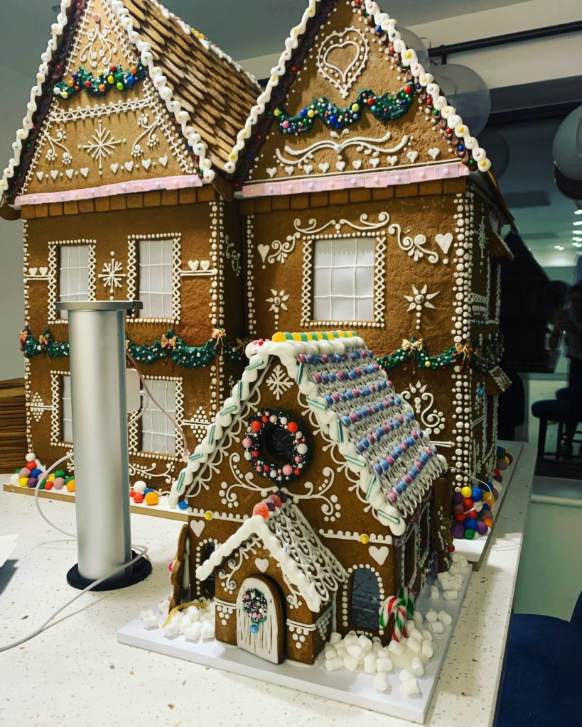 Biggest gingerbread house we have ever built